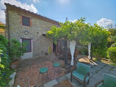 Stone house with sea view and garden near Massarosa, Versilia