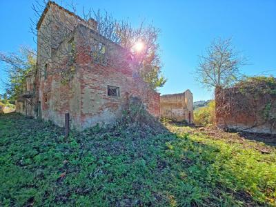 Land with large ruin for construction near San Miniato, Pisa